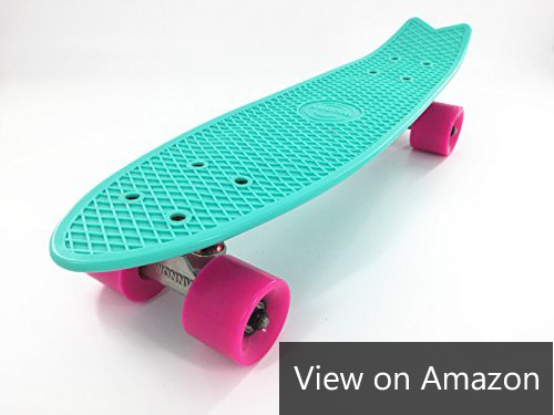 Wonnv Retro Mini Cruiser 22 inch Complete Skateboard Review Amazon